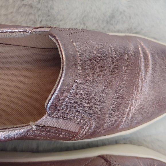 Naturalizer pale pink metallic leather slipon loafer size 7 - Picture 14 of 14